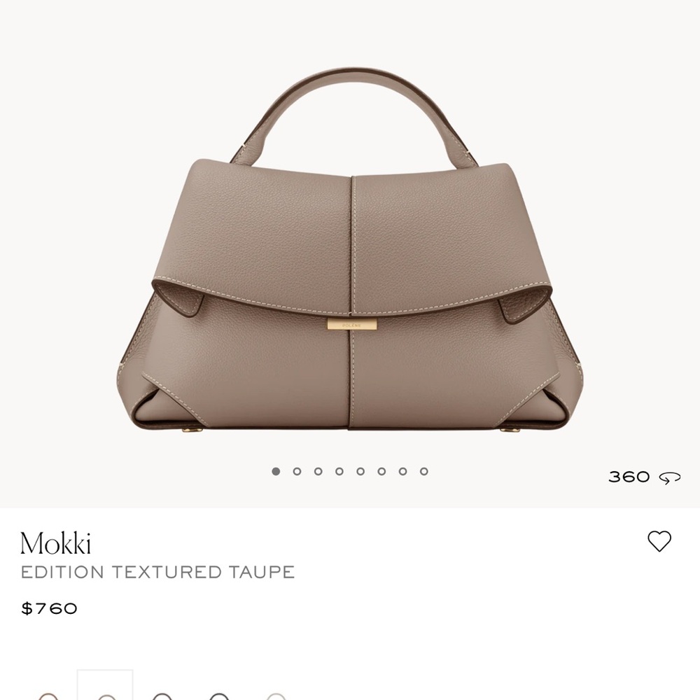 Polene MOKKI Taupe Bag NWT